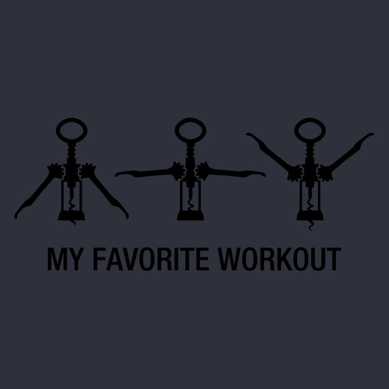 Wine Workout Training Gym Drink Wine Exercise