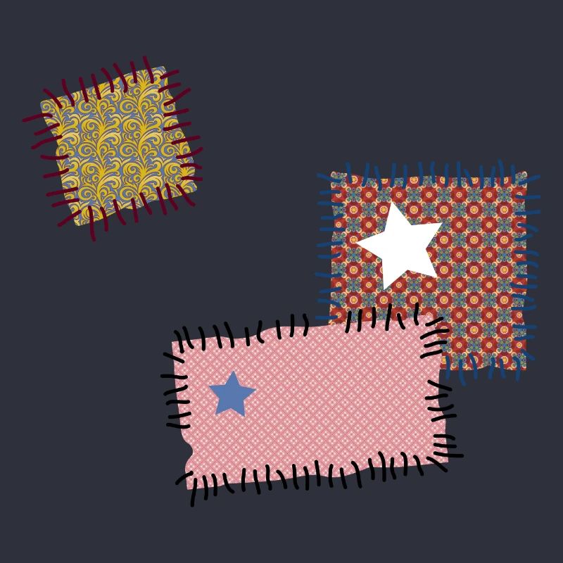 Patch repair patchwork star sewing needle