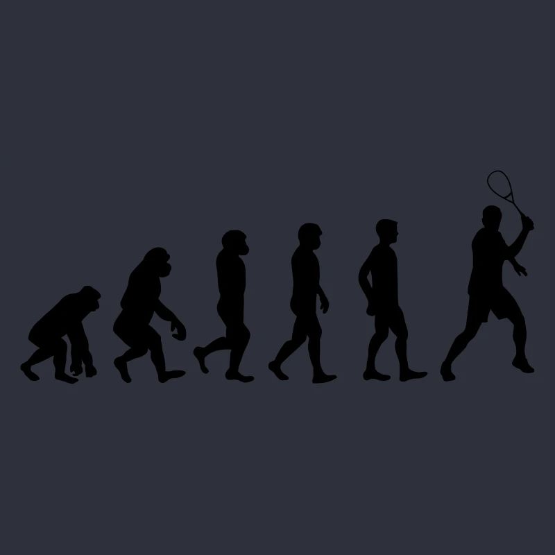 Evolution Squash Sport Squashspieler Geschenk
