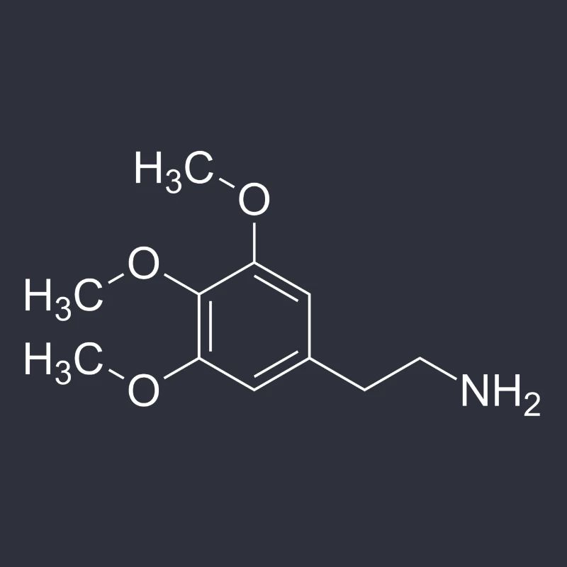 Formule structurale mescaline mescaline