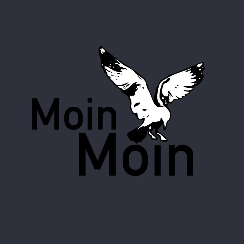 Möwe "Moin moin"