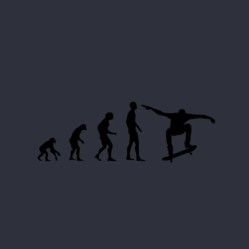 Evolution Skateboard.Cool gift for skaters.