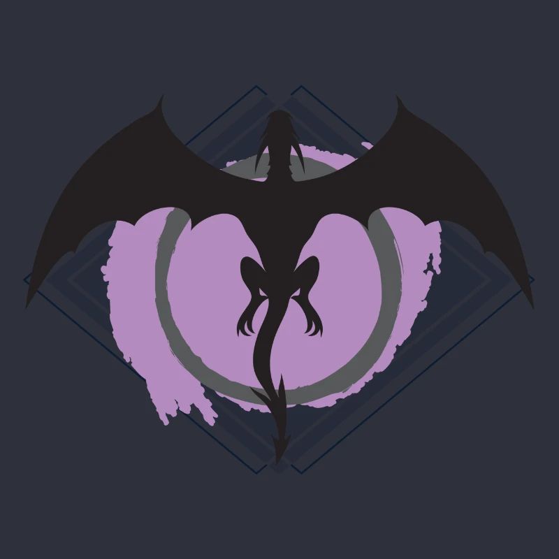 Schwarzer Drache