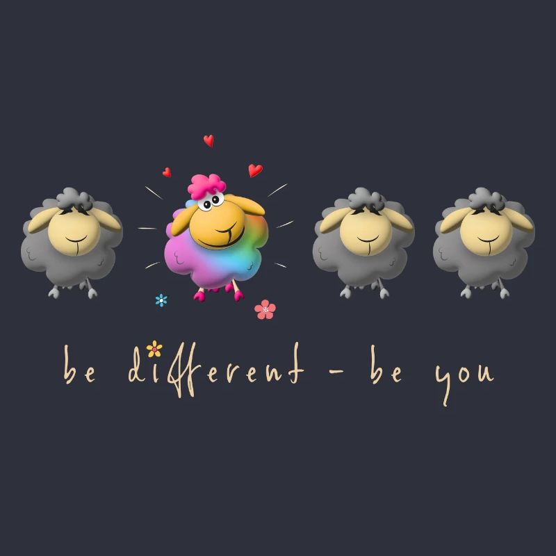 be different - be you / Design de déclaration