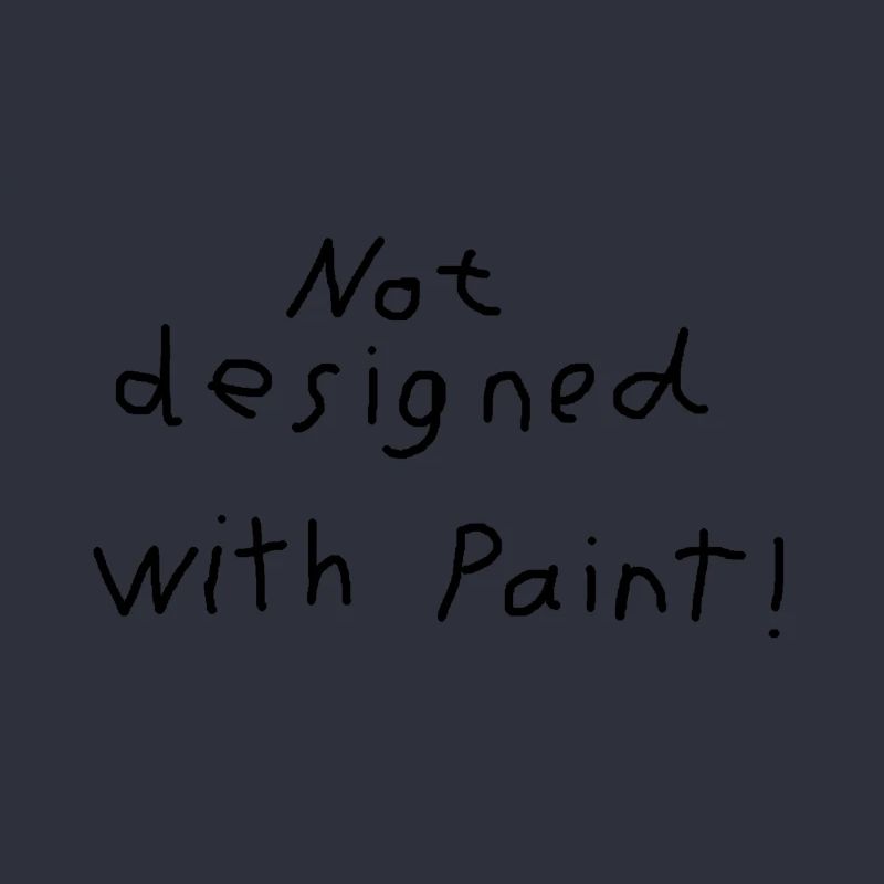 non conçu avec Paint!