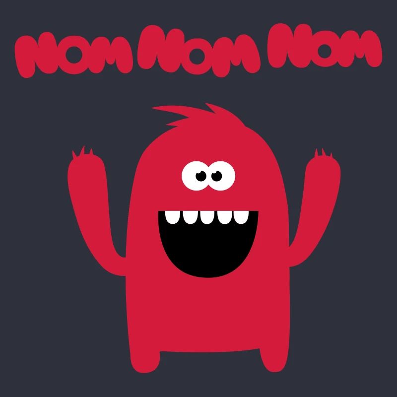 Om nom nom nom - monstre