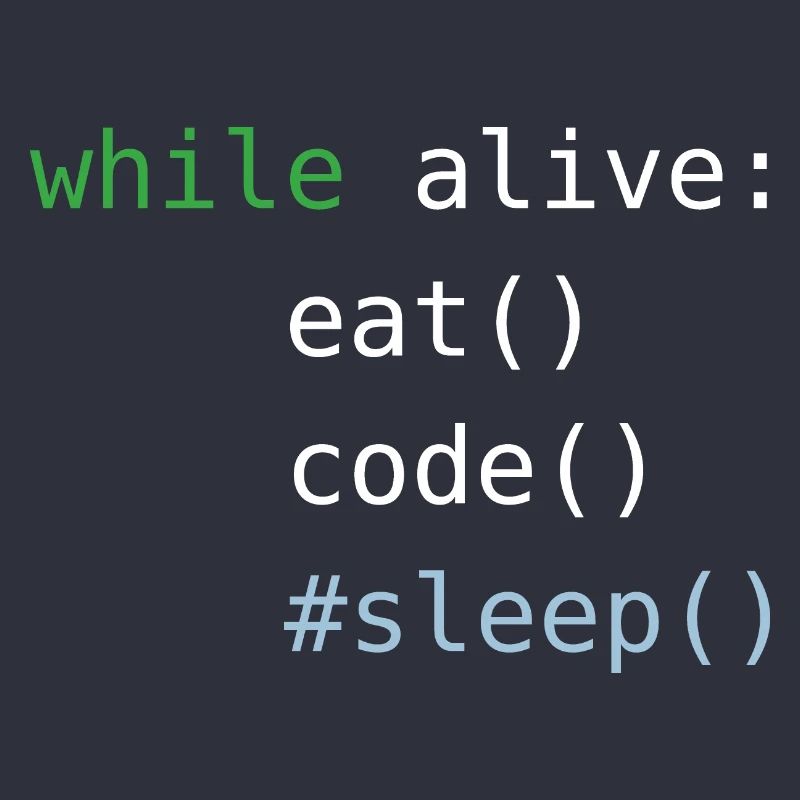 Code Python | Répéter le code de sommeil Manger | Programmation