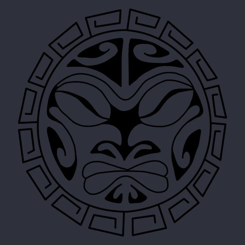 Maori visage peuple