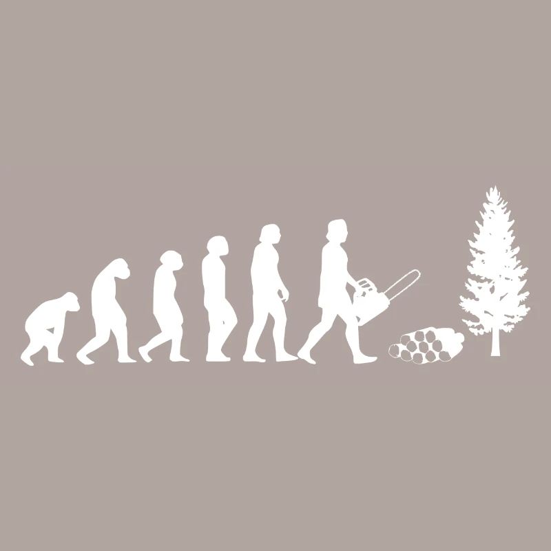 Evolution wood chipper white