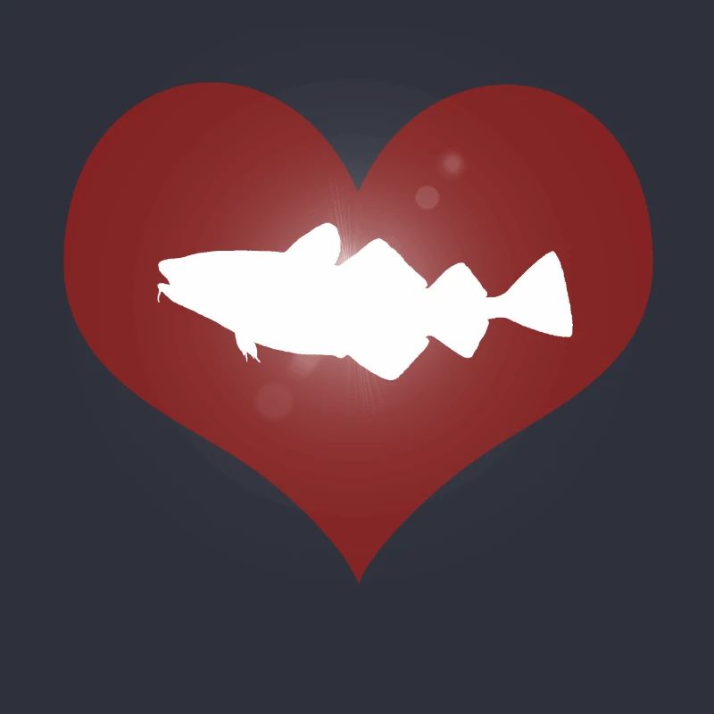 Heart cod - cod fishing