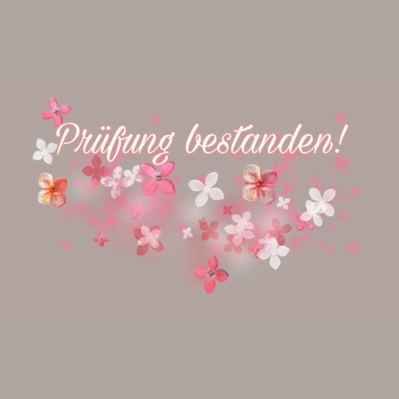 Prüfung bestanden!