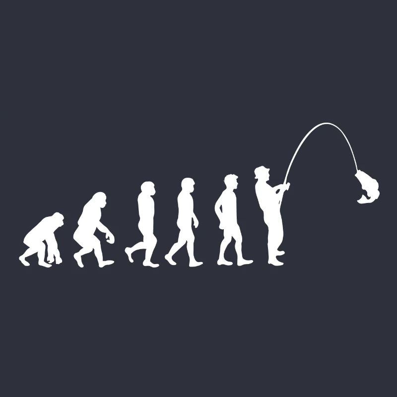 Évolution de l'évolution du pêcheur pêcheur à la ligne