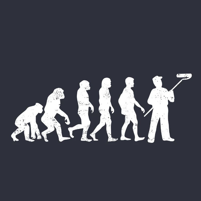 Painter evolution painter profession gift job