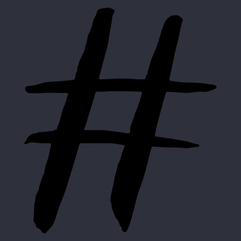 Hashtag diamond symbol gift vector nerd internet
