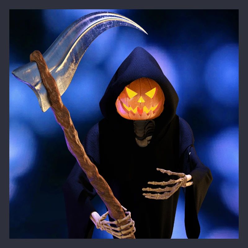 Der Sensenmann zu Halloween