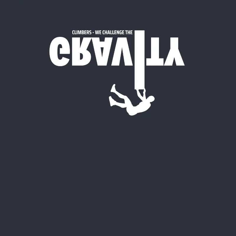 We challenge the Gravity - Grimpeur Tshirt