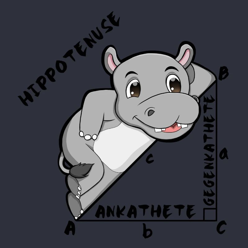 Hippotenuse Cool Fun Shirt Pythagoras Math Lovers