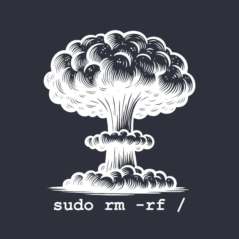 Linux Funny Linux Command Sudo RM RF pour Homme