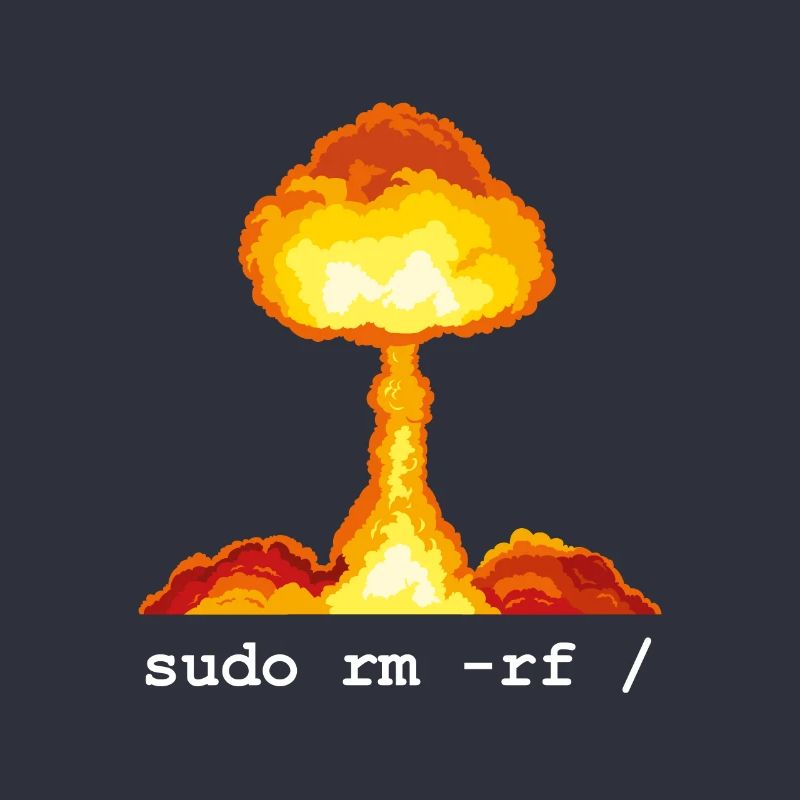 Linux Funny Linux Command Sudo RM RF pour Homme