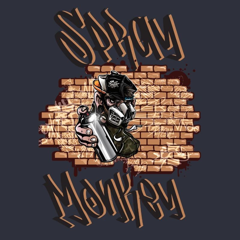 Spray Monkey Graffiti