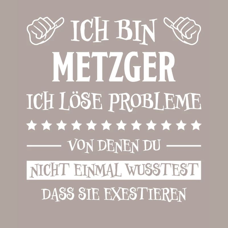 Metzger Beruf Lustiger Spruch Fleischer Geschenk
