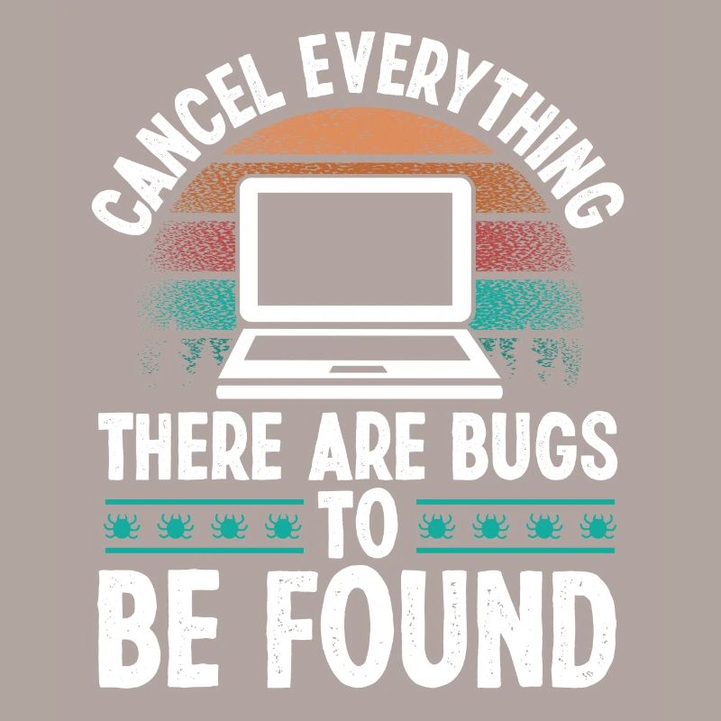Assurance qualité Vintage Bugs Code Testing QA