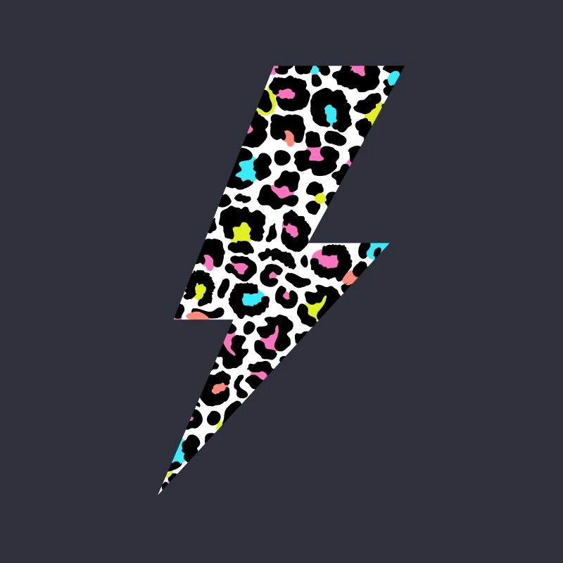 Leopard Lightning bolt, Leopard Print, Leopard Lov