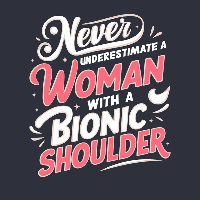 Woman Bionic Shoulder Replacement Surgery Joint