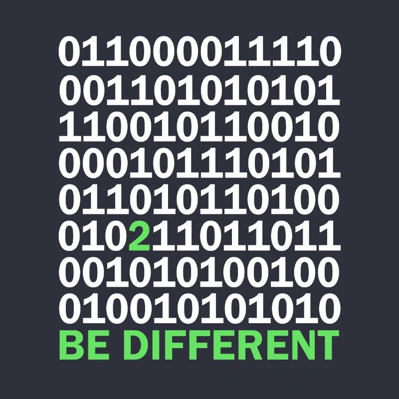 Le code binaire est différent