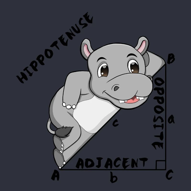 Hippotenuse Cool Fun Shirt Pythagoras Math Lovers