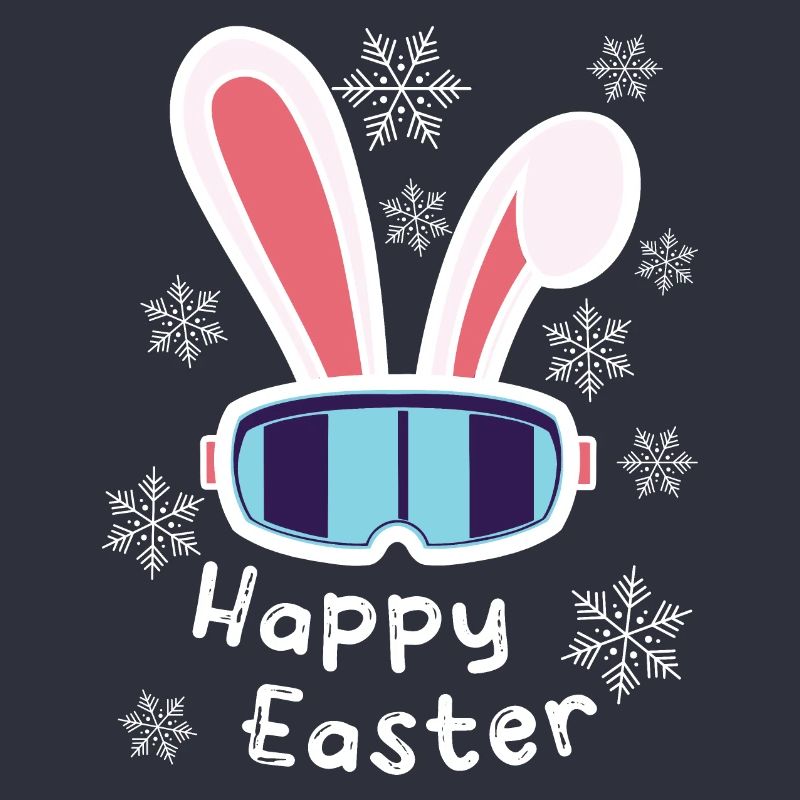 Ski Bunny "Happy Easter" Ski Holidays Easter Skiing