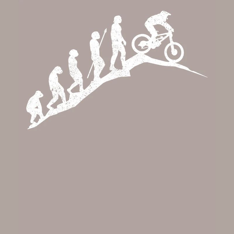 Mountain Bike Downhill Evolution - MTB Gift