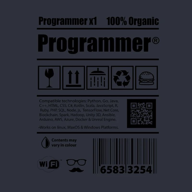 Coder programmer caffeine developer gift