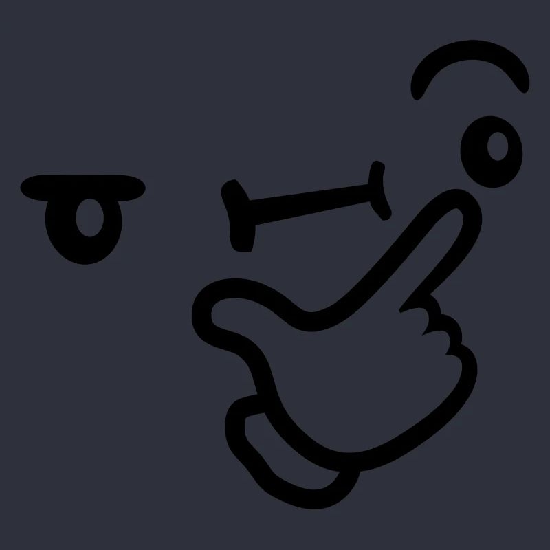 Icon Expression réfléchie du visage