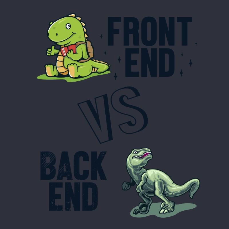 Frontend vs. Backend Developer Developer Coder