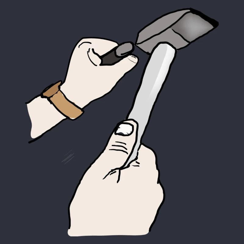Marteau et ciseau