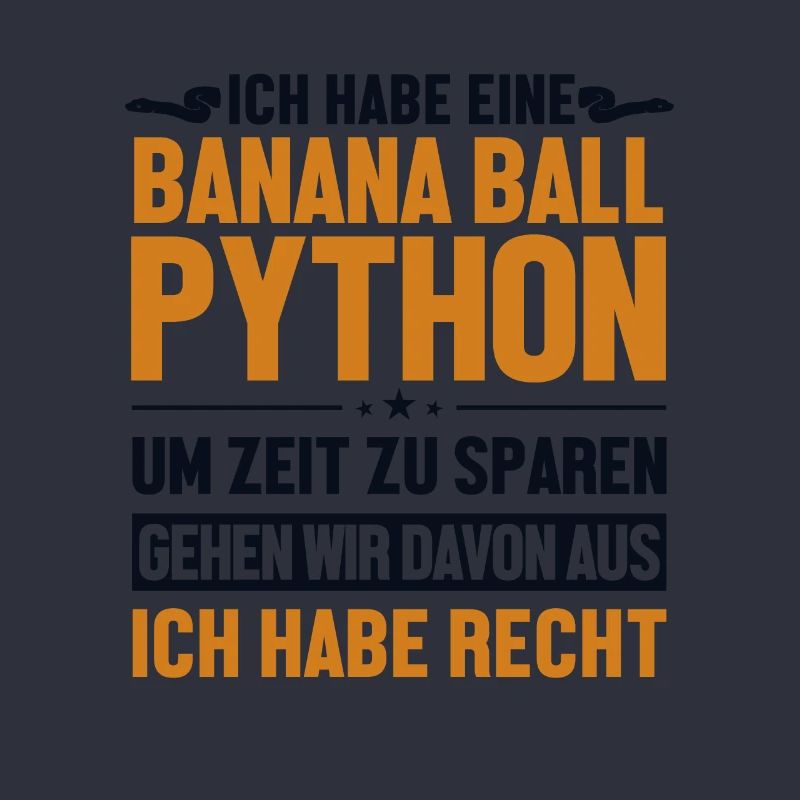 Banana Ball Python hat immer Recht Python Banana
