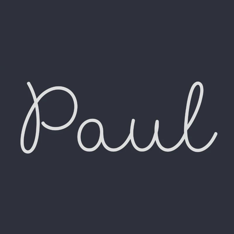 Paul, écriture,blanc, écriture