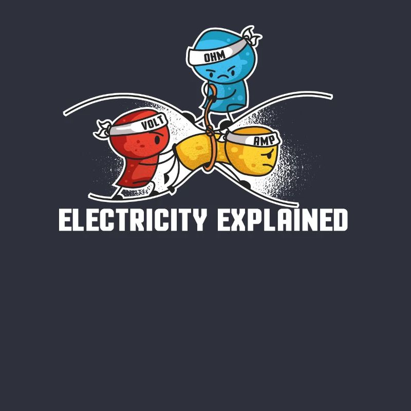 Electricity Explained Physik | Funny Lehrer Nerd