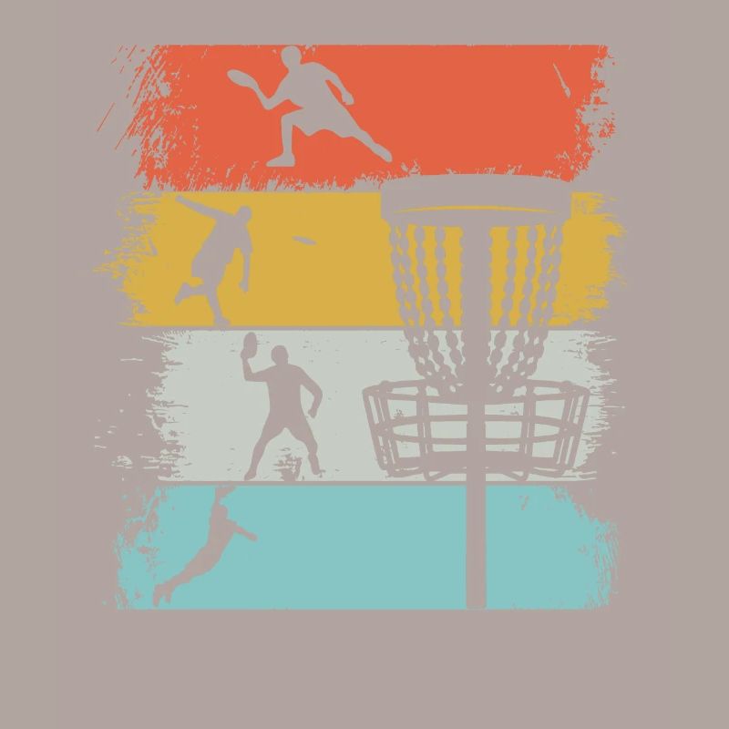 Vintage Retro Discgolf Team Outfit