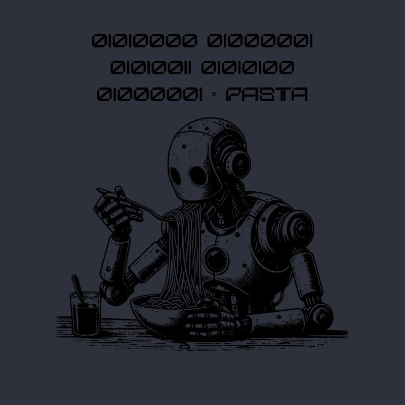 Binärer Pasta Code Robot