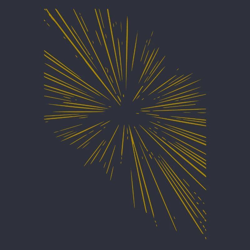 Abstract rays / gold / pattern / line