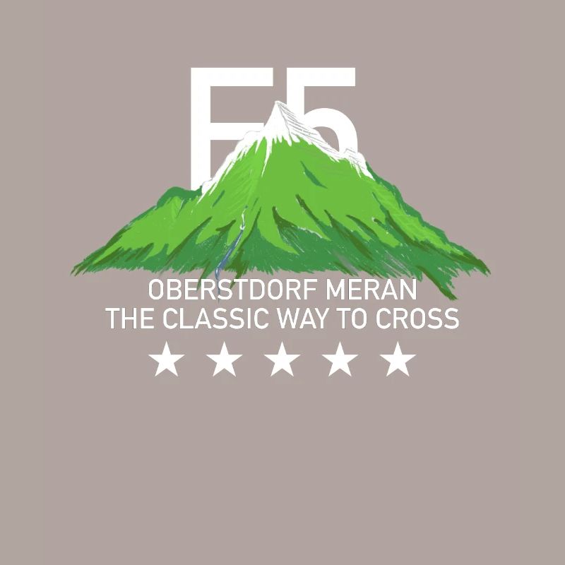 Alpine crossing Oberstdorf to Merano-E5 route