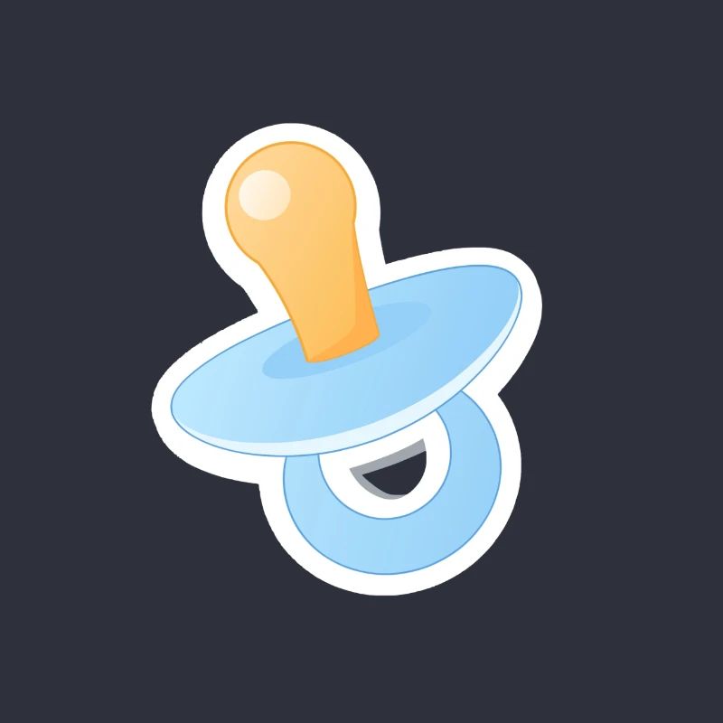 Pacifier in blue