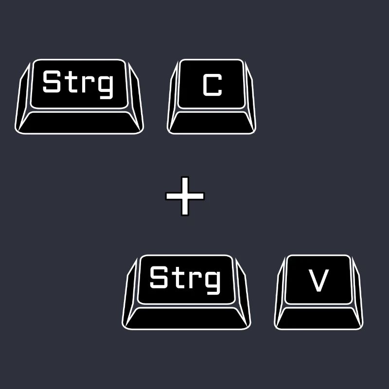 Ctrl c Ctrl v Clavier Ordinateur Copier Cadeau