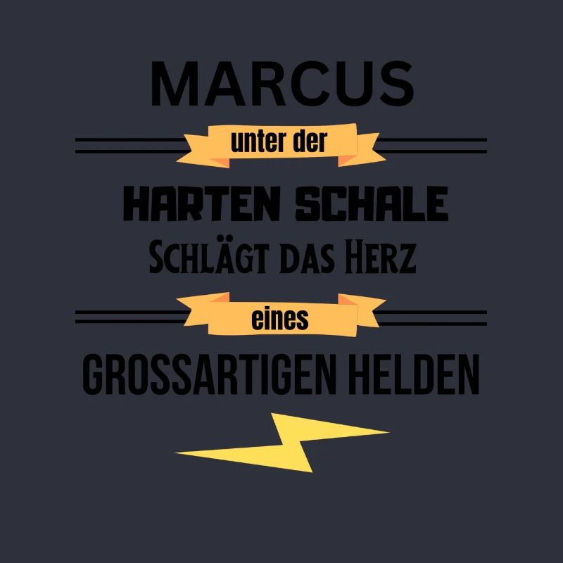 Marcus unter harte Schale eines Großartigen Helden