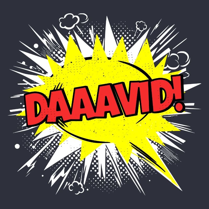 David Name Funny Speech Bubble Daaavid!