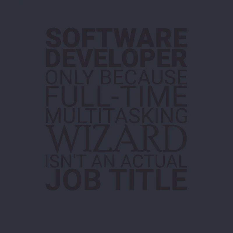 "Software Developer Wizard | Programmierer"
