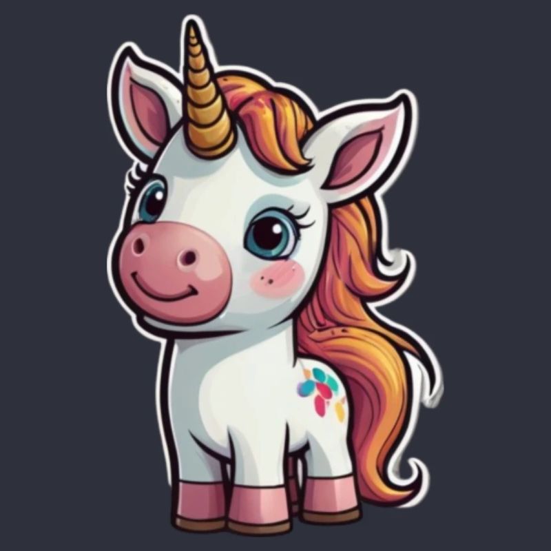 Comic-Einhorn