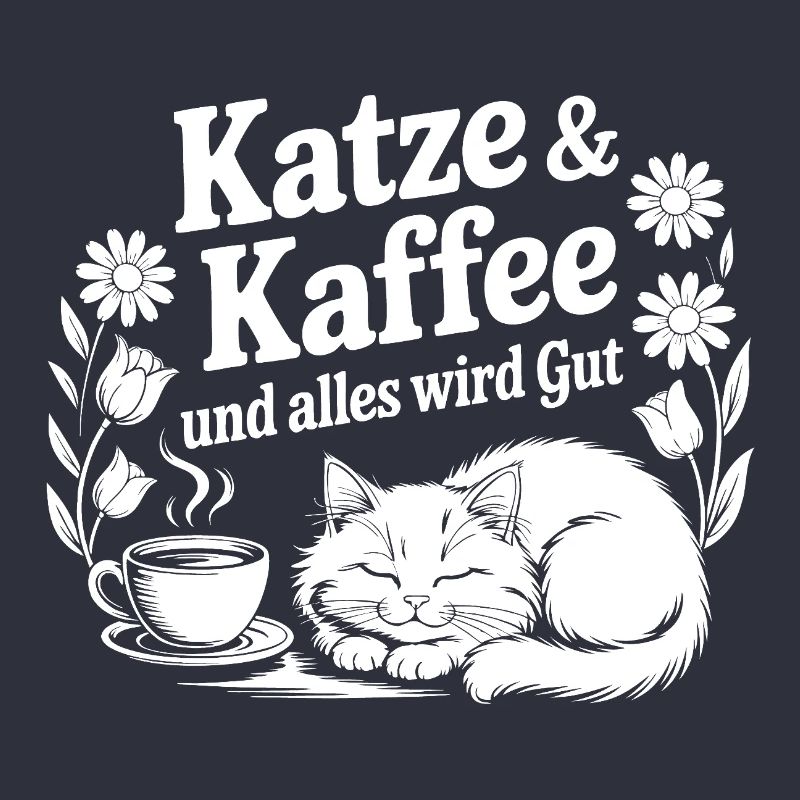 Katze und Kaffee und alles wird gut
